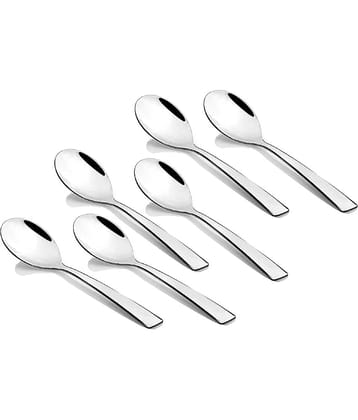 Analog kitchenware - Silver Stainless Steel Baby Spoon ( Pack of 6 )