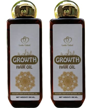 Looks United - Hair Growth Bhringraj Oil 200 ml ( Pack of 2 )