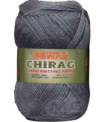 Represents Oswal Chirag  Light Mouse Grey 200 gms Wool Ball wool S Art-AJEG