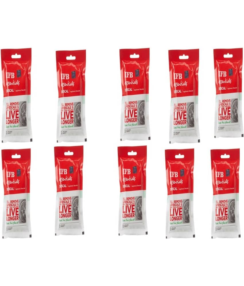 IFB  DESCALING POWDER - Stain Remover Crystal For All Fabrics ( Pack of 10 )