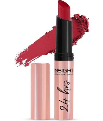 Insight Bold Red Matte Lipstick Lightweight Highly Pigmented With Long Lasting Effect, 50gm