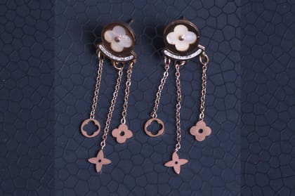 Stylish Rose Gold Fancy Earrings