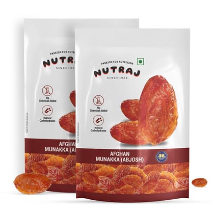 Nutraj Munakka Raisins 200gm (kishmish/kismis/Abjosh)