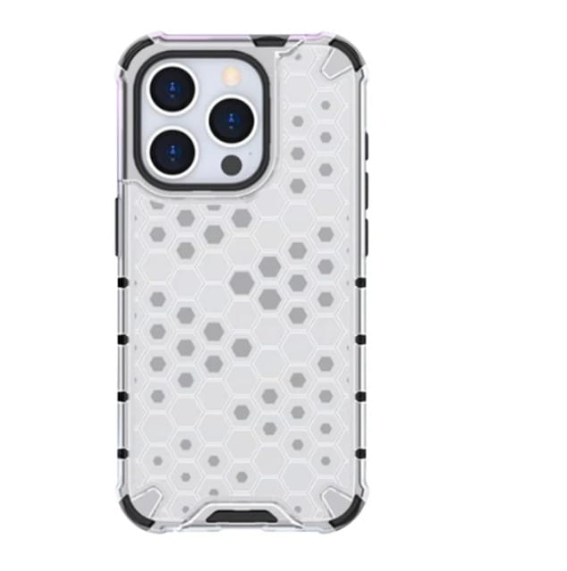 Honeycomb - Translucent Armor Shockproof iPhone Case iPhone 14 PRO MAX