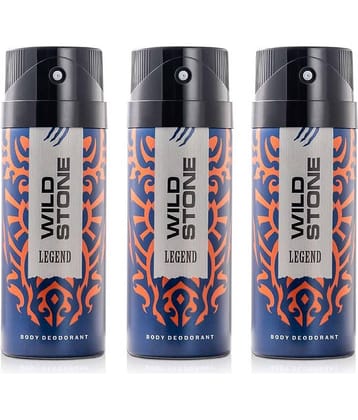 Wild Stone Legend Deodorant Spray for Men 150 ml ( Pack of 3 )