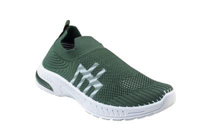 Strap On Girls Mehndi / White Sports Shoe-Mehndi/White / 11