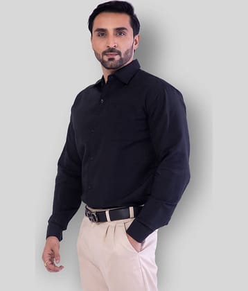 DESHBANDHU DBK - Black Cotton Regular Fit Men's Formal Shirt (Pack of 1)