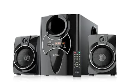 Intex 4.1 Echo 2616 TUFB Multimedia BT Home Theater Powerful Sound Effect (Black)