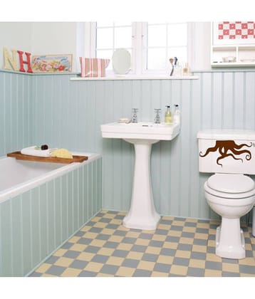 Decor villa Bathroom Monster Vinyl Wall Stickers