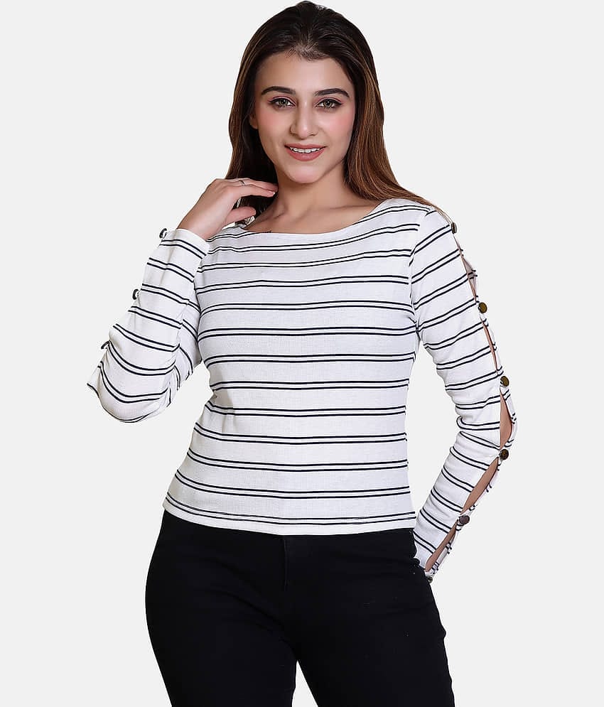 Bombay Velvet - Multi Color Cotton Blend Women's Regular Top ( Pack of 1 )