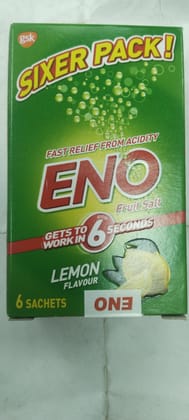 Eno Sixer pack! Lemon Flavour Fruit salt Eno Sixer pack! Lemon Flavour Fruit salt