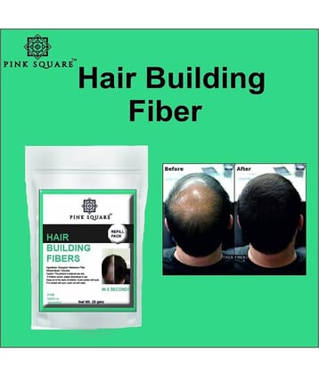 pink square Hair Building Fibers Instant Fuller Hair 25 gm
