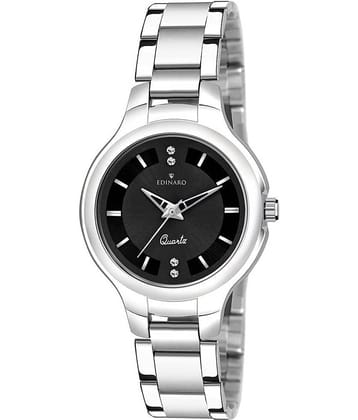 EDINARO - Silver Stainless Steel Analog Womens Watch
