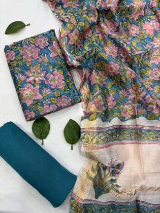 Maheshwari Silk Suit Set