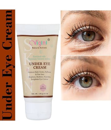 Vigini Bye Bye Dark Circles Skin Glow Wrinkle Gel Cream Remove Puffiness Fine Line, Papaya, Argan Oil Eye Roller 20 mg