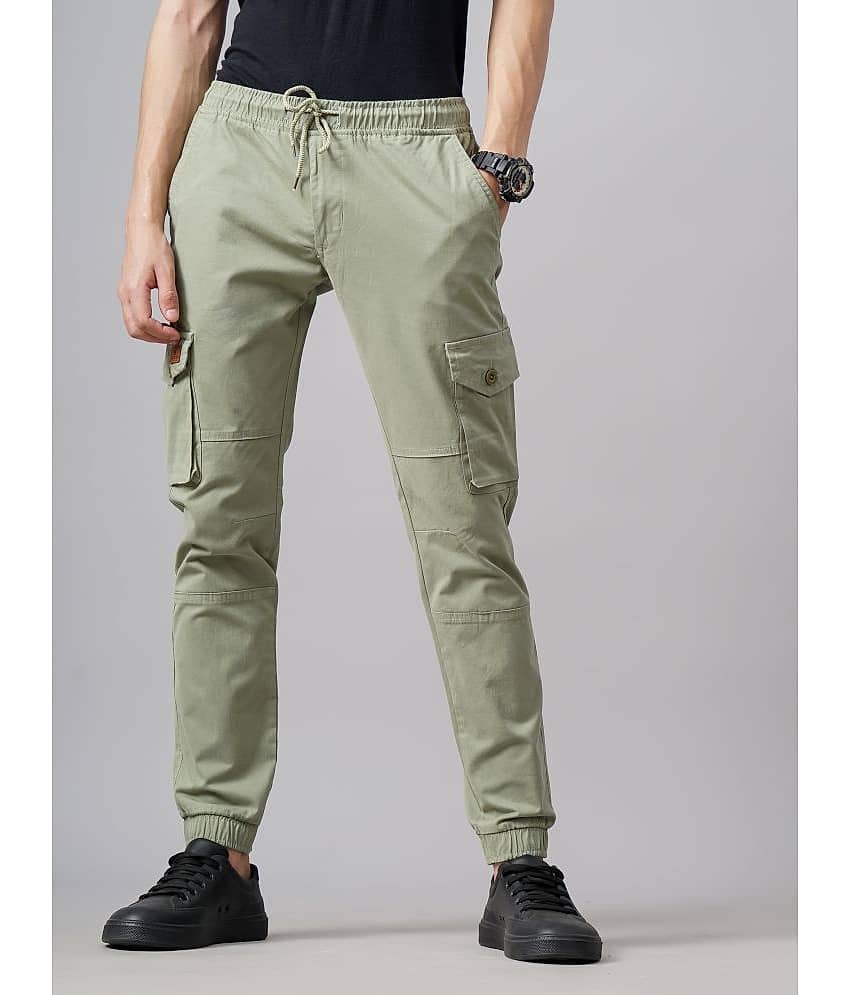 Paul Street Slim Flat Men's Cargos - Grey ( Pack of 1 )