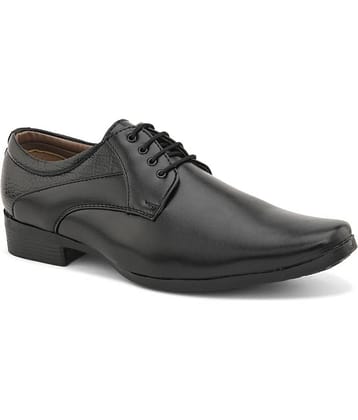 Sir Corbett Black Men's Derby Formal Shoes