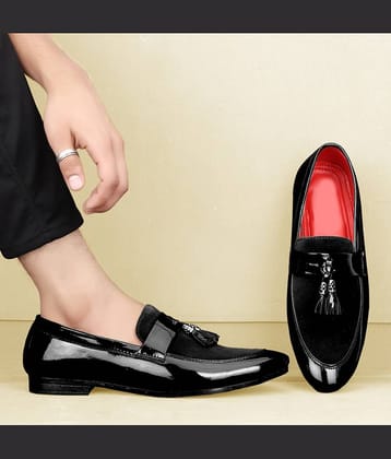 TR Black Men's Monk Strap Formal Shoes