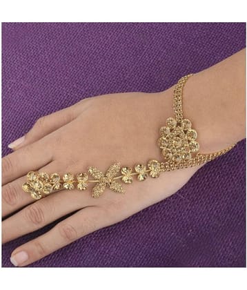 Silver Shine - Gold Bracelet (Pack of 1)