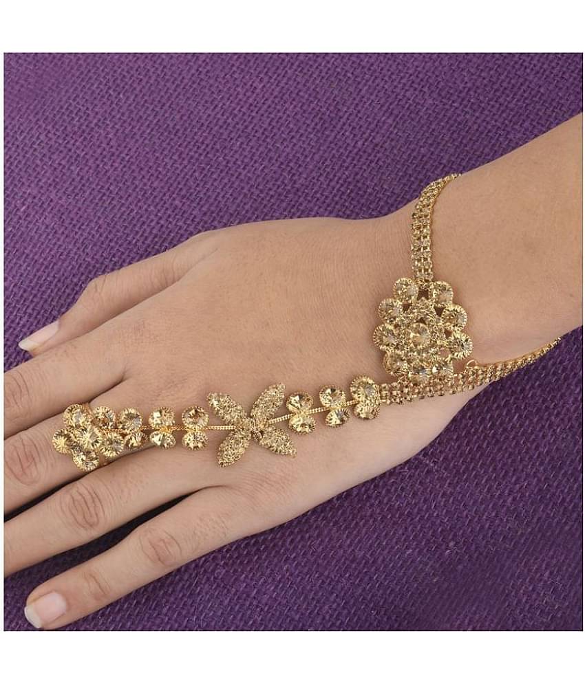 Silver Shine - Gold Bracelet (Pack of 1)