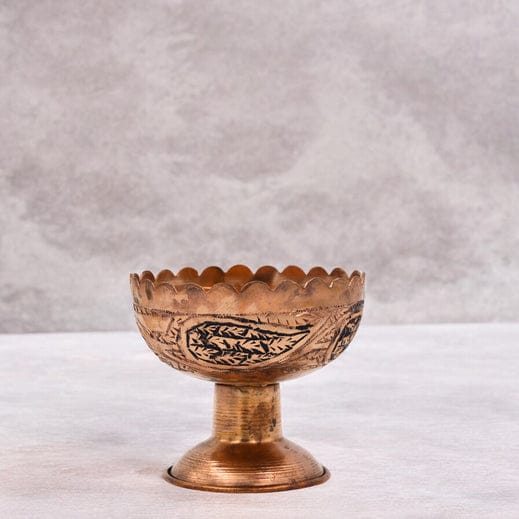 Kashmiri Copper Dessert Bowl