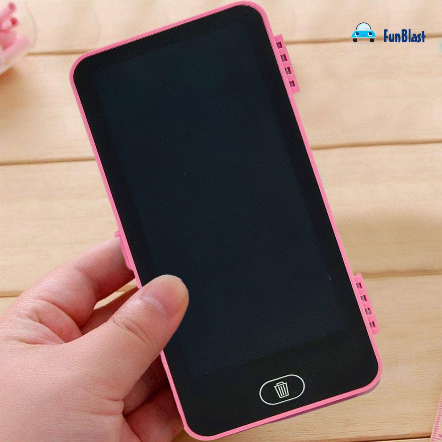 Writing Tablet Pencil Case for Kids – 2 in 1 LCD Digital Slate for Kids, E-Note Pad, Pencil Box for Kid, Doodle Writing Board for School Going Kid, Educational Toys (Pink)