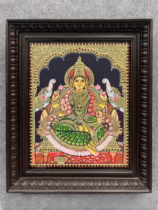 Gaja Lakshmi  - Without Frame 15 x 12