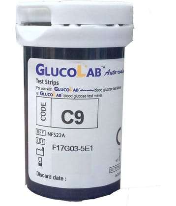 Glucolab Auto Codingblood Glucose Test Strips - 25 Strips (Pack of 1)