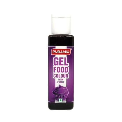 Puramio Gel Food Colour - Neon Purple, 30 gm