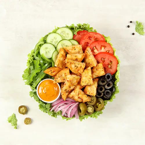 Aloo Patty Salad