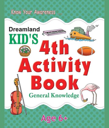 Kid's 4th Activity Book - General Knowledge - Interactive & Activity  Book