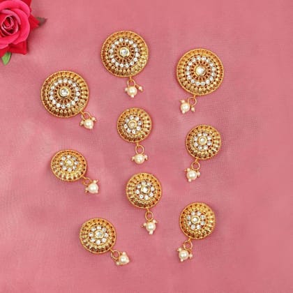 Women Gold-Toned  Silver-Toned Hair Accessory Set of