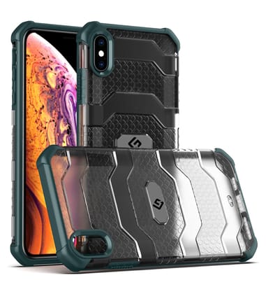 Explorer Series [Certified Military Grade Protection] Back Cover for Apple iPhone XS Max (6.5 inch), Military Green