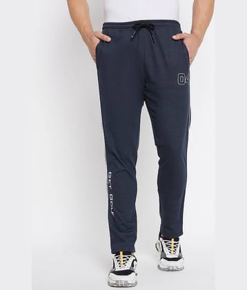 GET GOLF Navy Cotton Blend Men's Trackpants ( Pack of 1 )