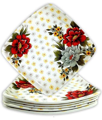 Inpro 6 Pcs Melamine Multi Color Half Plate
