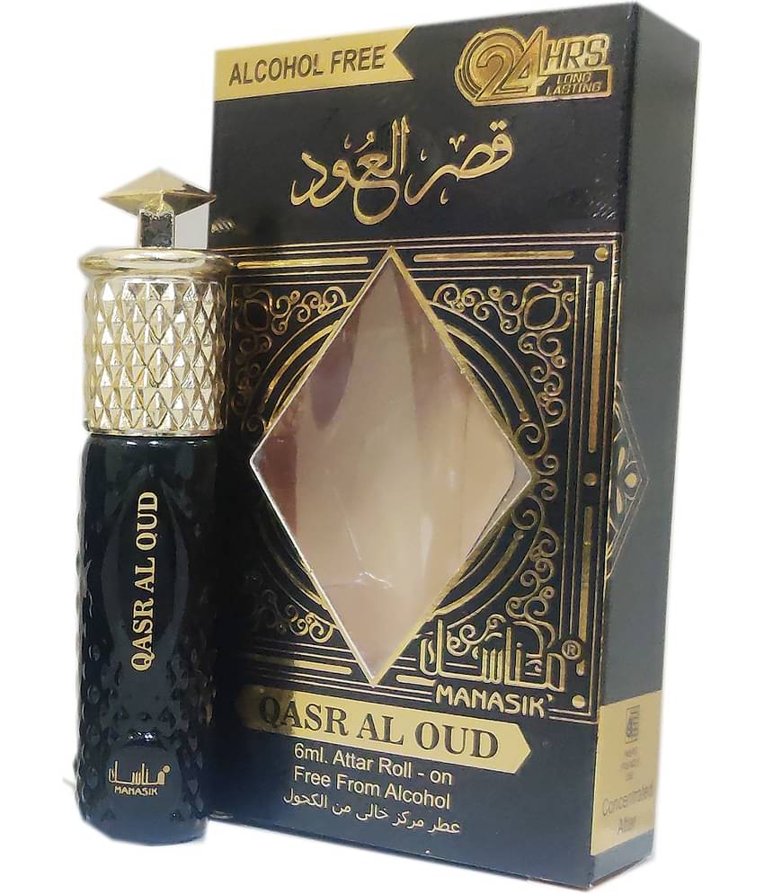 MANASIK QASR AL OUD Concentrated   Attar Roll On 6ml .