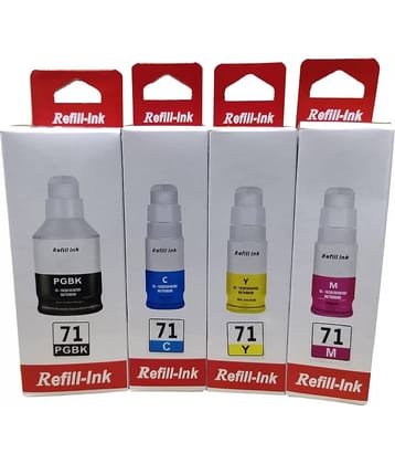 KALAR 71 INK For G2021 Multicolor Pack of 4 Cartridge for GI-71 INK Printers G1020, G2020, G2021, G2060, G3020, G3060