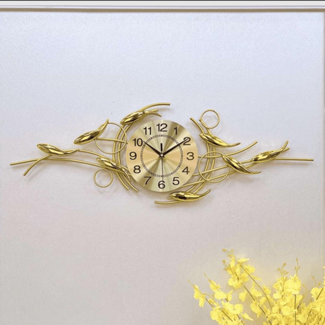 Metal Wall Clock Style 20-H: 12 | L: 36 (Inch)