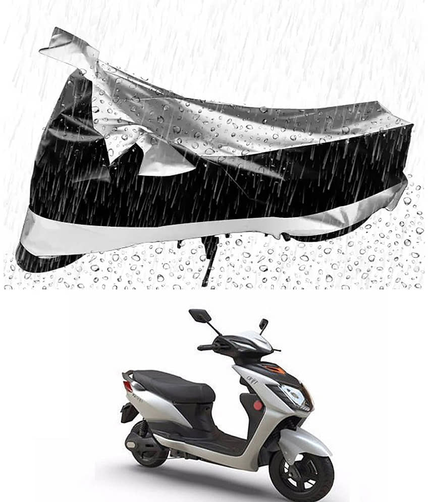RONISH Bike Body Cover for All Brands Scooty ( Pack of 1 ) , Silver