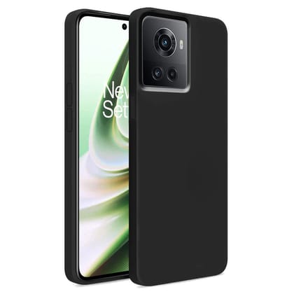 LIRAMARK Liquid Silicone Soft Back Cover Case for OnePlus 10R 5G / 1+10R 5G