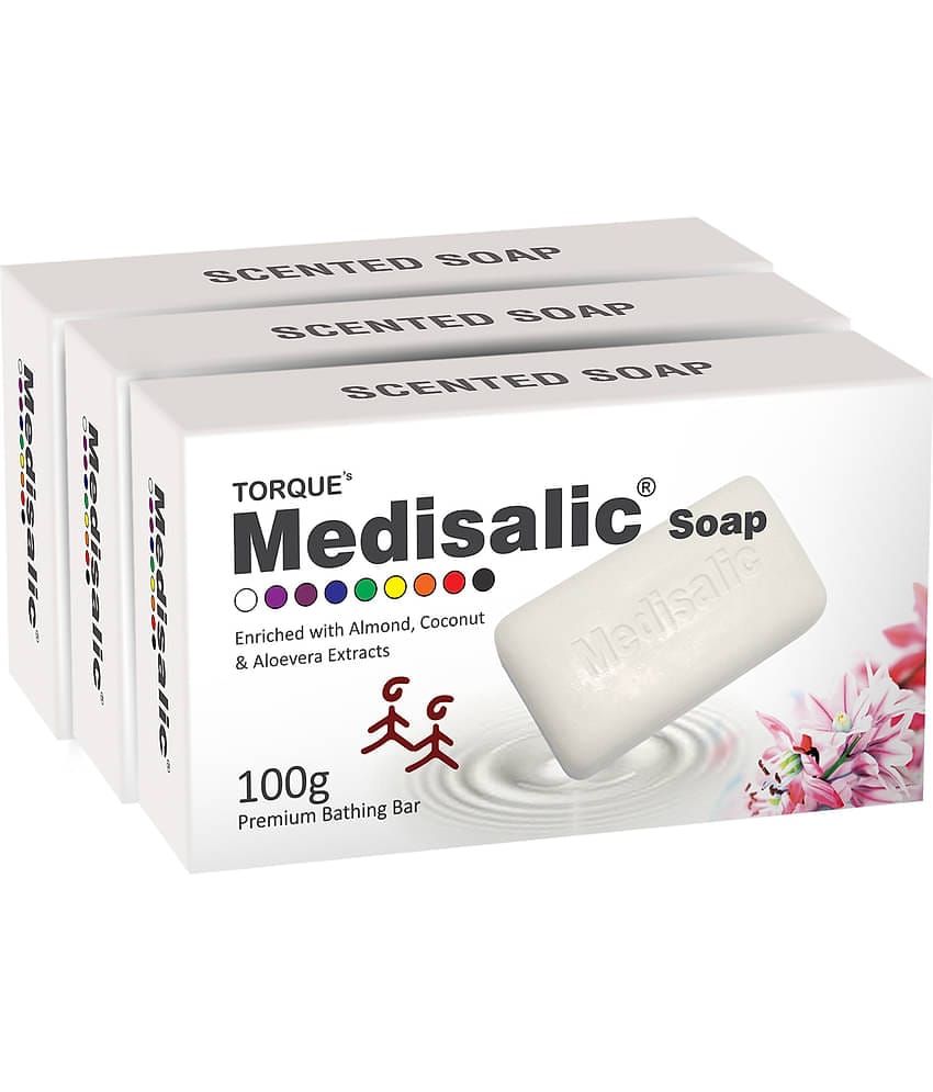 Medisalic - Antibacterial Bathing Bar for All Skin Type ( Pack of 3 )