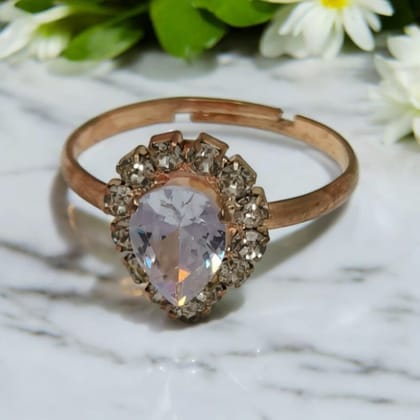 Pear-Shaped Diamond Ring