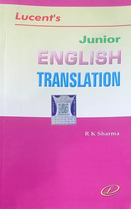 Lucent's Junior | ENGLISH TRANSLATION | By RK Sharma | Paperback – 1 January 2024 |