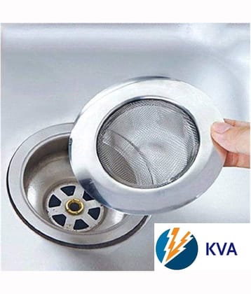 KVA Kitchen Sink Strainer Stainless Steel Jali Waste Filter | Drain Basin Basket Filter Drainer Sink Jali