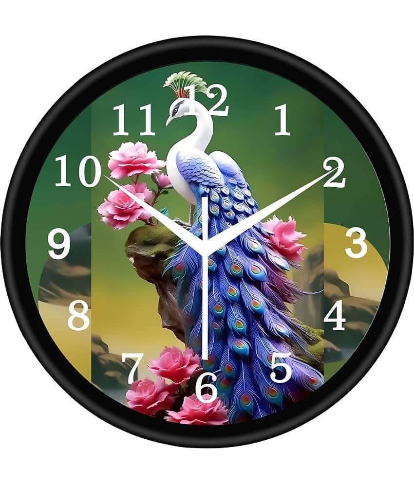 Trendy Homes Circular Analog Wall Clock