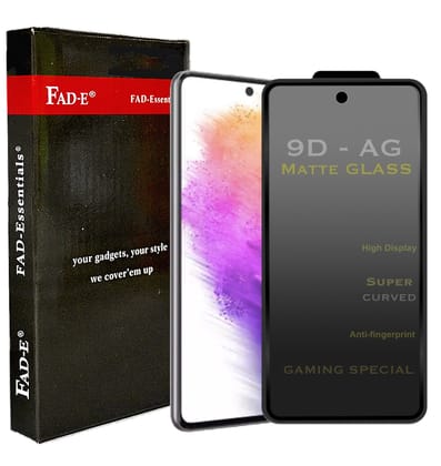 FAD-E Edge to Edge Tempered Glass for Samsung Galaxy A73 5G / A71 (Matte Transparent)