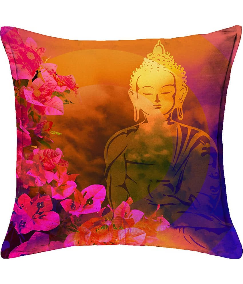 Houzzcode - Water Repellent Multi Polyester Pillow Covers 40x40x3 ( Pack of 1 )