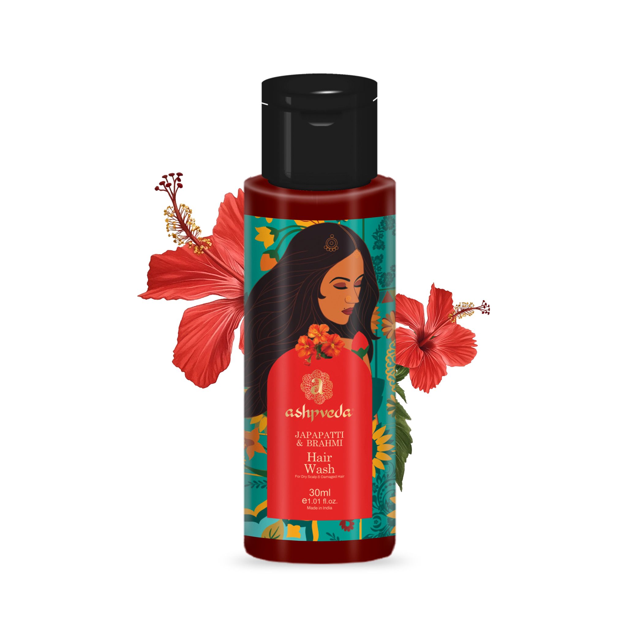 Ashpveda Japapatti Brahmi Hair Wash for Dry Scalp