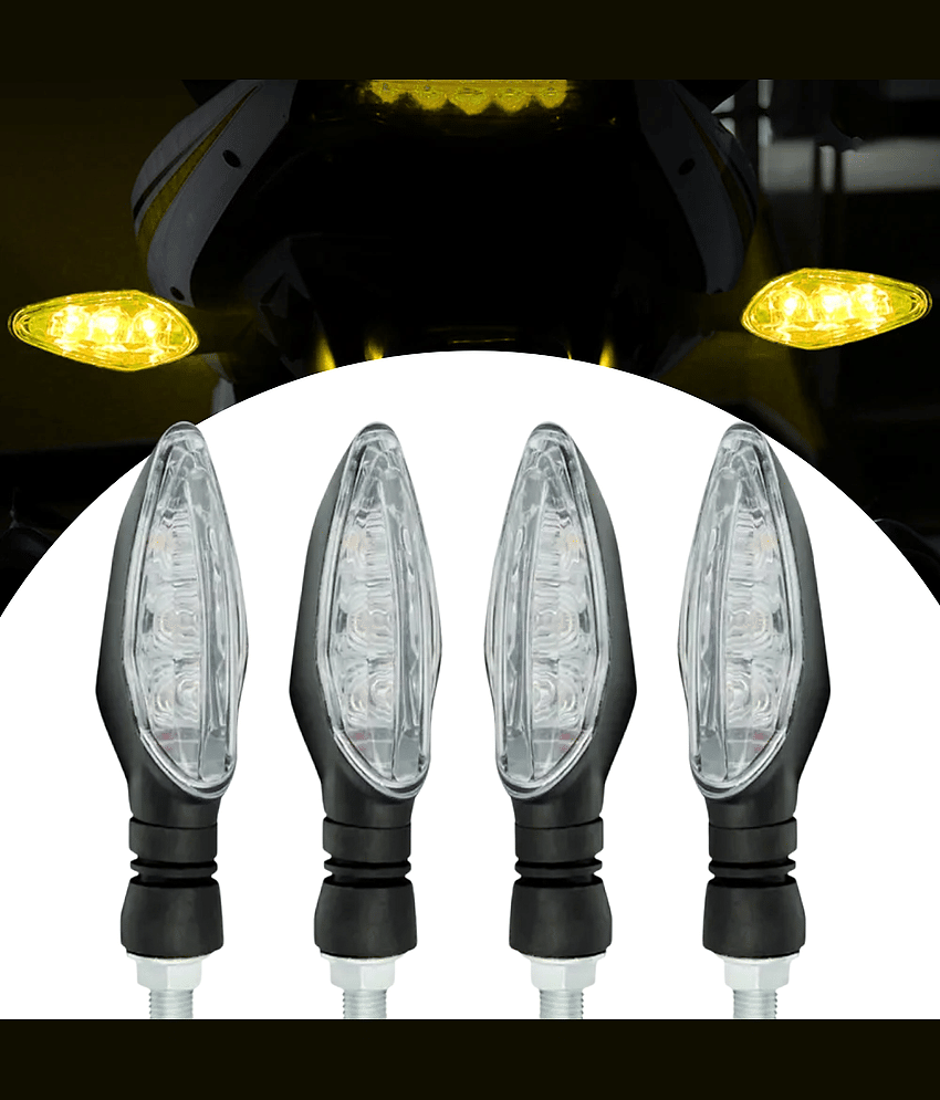 AKSMIT Indicator Light For All Bike Make ( Pack of 4 )