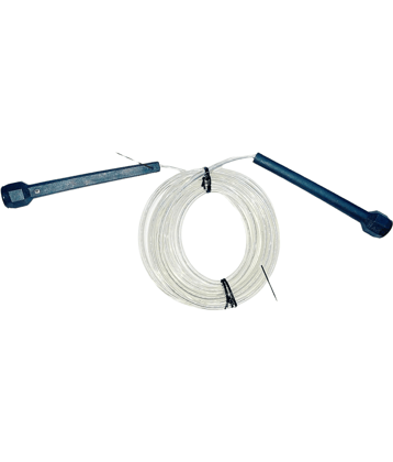 Steel Wire Insulated Gym Fitness Skipping Rope with Sleek Penta Pencil Handle Gym